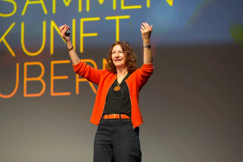 Silvia Ziolkowski auf der Bühne der GSA Convention